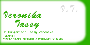 veronika tassy business card